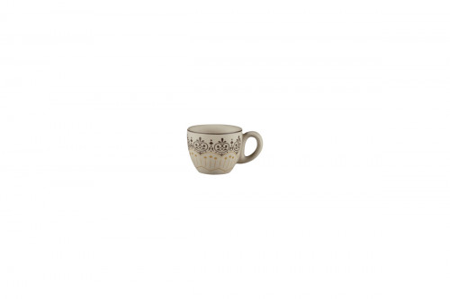 Tasse à espresso rond Argila Décor Cartagena porcelaine 8 cl Ø 6,5 cm Earth Rak