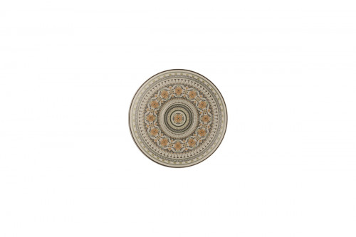 Sous tasse à café/thé rond Argila Décor Genoa porcelaine Ø 17 cm Earth Rak