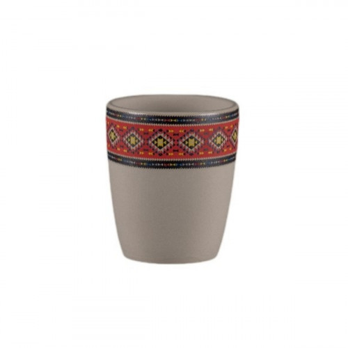 Tasse à espresso rond baantna argila Décor Utsav porcelaine 9 cl Ø 5,8 cm Earth Rak