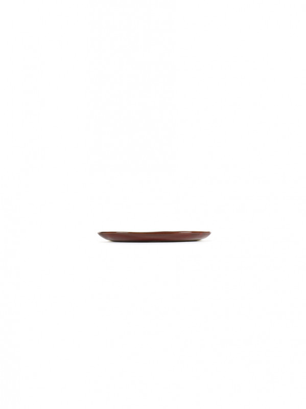 Assiette coupe plate rond Venetian red grès 14,5x14,5 cm La Mère Serax