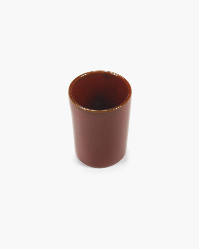 Tasse à espresso rond Venetian red grès 7 cl 5 cm La Mère Serax