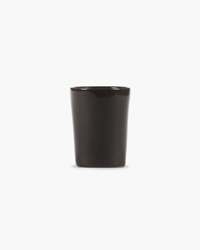 Tasse à espresso rond ébène grès émaillé 7 cl 5 cm La Mère Serax