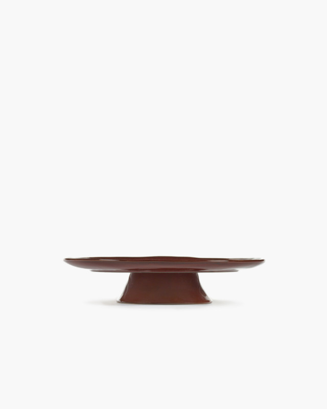 Assiette de présentation rond Venetian red grès émaillé 30,5x30,5 cm La Mère Serax