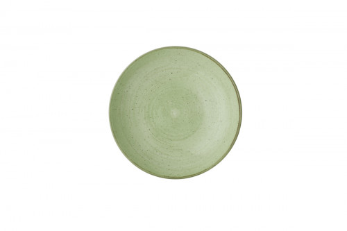 Assiette creuse rond Sage Green porcelaine vitrifiée Ø 18,2 cm Stonecast Churchill