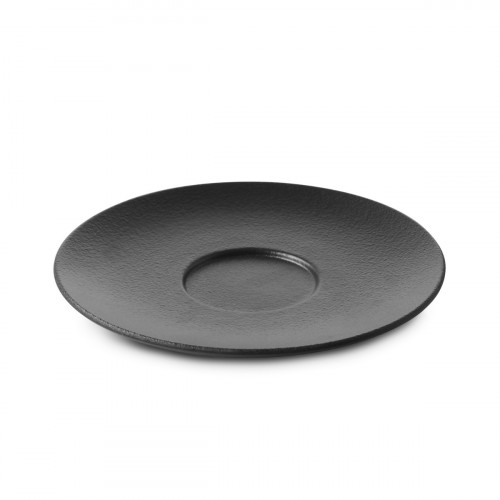 Sous-tasse à expresso rond effet fonte porcelaine culinaire Ø 13 cm Equinoxe Revol