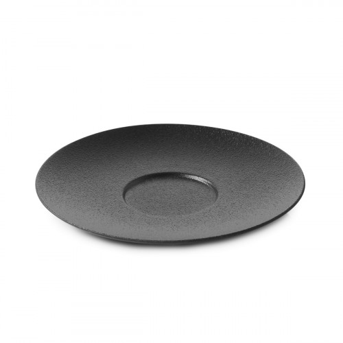 Sous-tasse à thé rond effet fonte porcelaine culinaire Ø 16 cm Equinoxe Revol