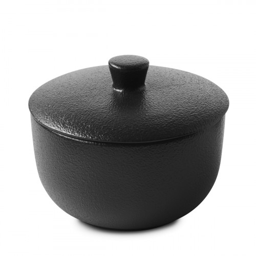 Sucrier rond effet fonte porcelaine culinaire 15 cl Ø 9 cm Equinoxe Revol