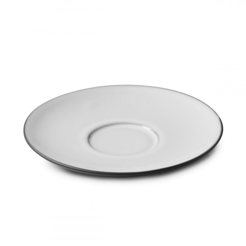 Sous-tasse à thé rond blanc cumulus porcelaine culinaire Ø 16 cm Equinoxe Revol
