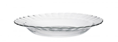 Assiette creuse transparent verre trempé Ø 23 cm Picardie Duralex