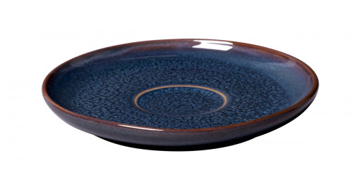 Sous-tasse à café rond denim bleu en porcelaine Ø 15 cm 2 cm Crafted Villeroy & Boch