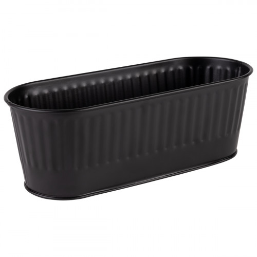 Range couverts inox 18/0 noir 29,5x12x10 cm 2 L Aps