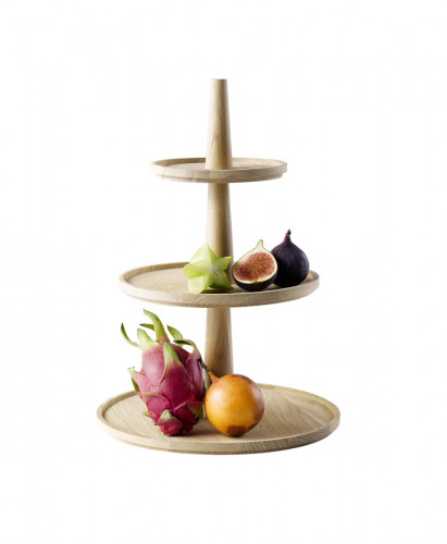 étagère 3 niveaux en chêne 42 cm Valo Aps