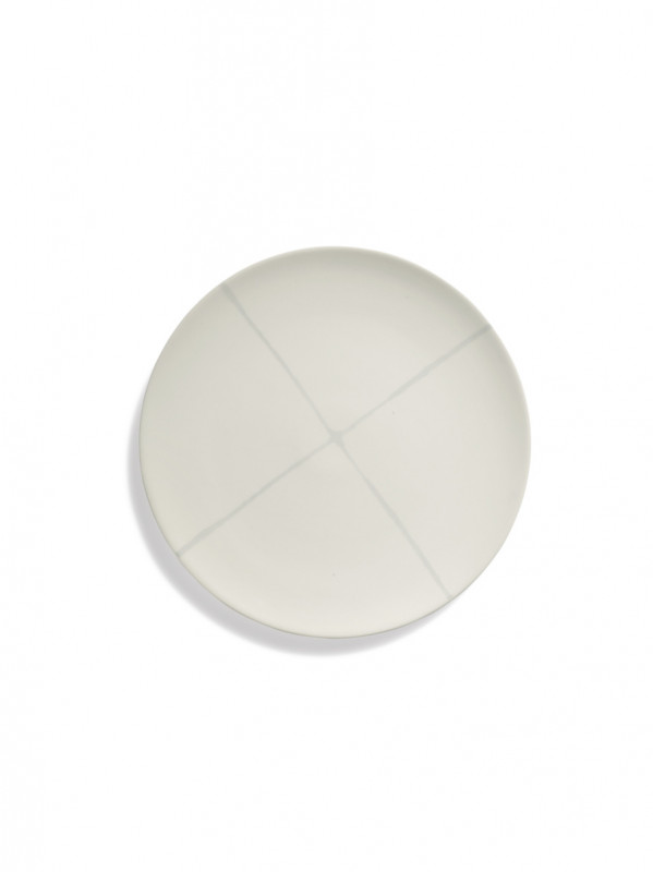 Assiette coupe plate rond Salt porcelaine Ø 28 cm Zuma Serax