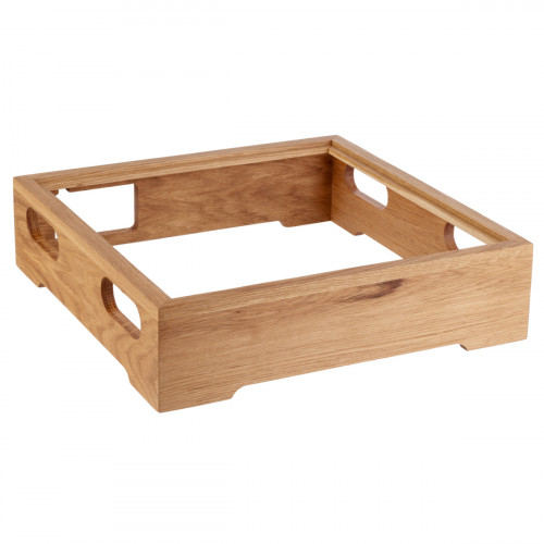 Cadre pour plaque induction carré en chêne 39x39x10 cm Valo Aps