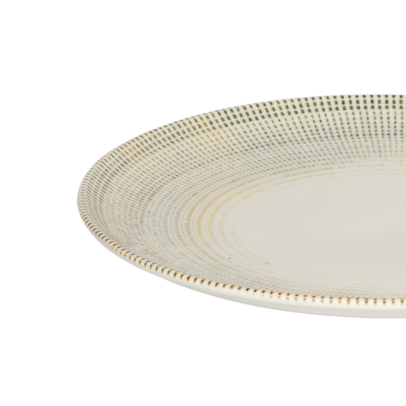 Assiette coupe plate rond porcelaine Ø 27 cm Cancun Accolade