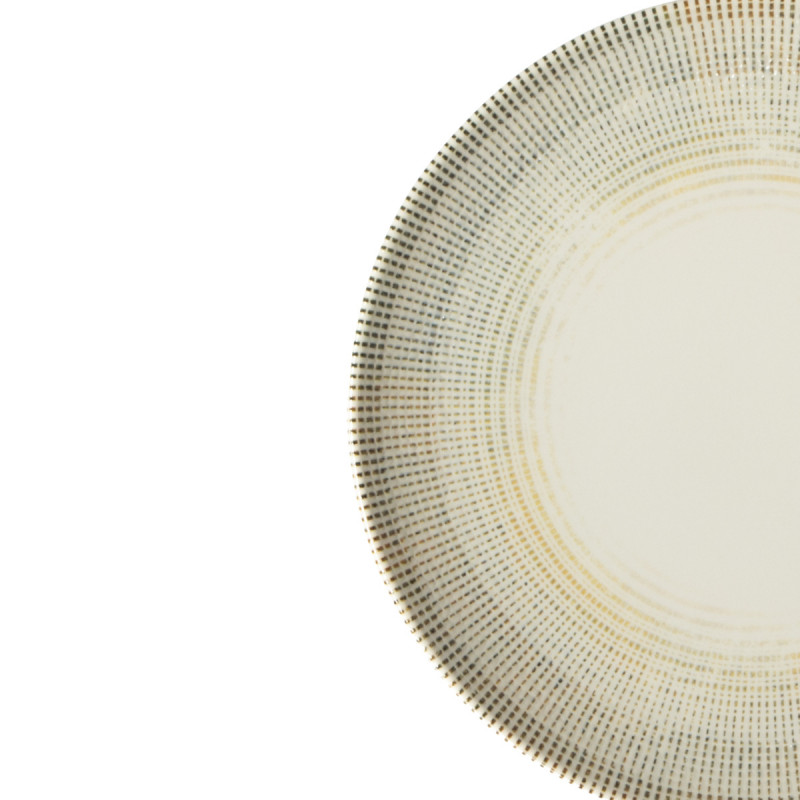 Assiette coupe plate rond porcelaine Ø 27 cm Cancun Accolade