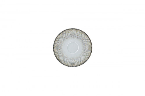 Sous tasse à café/thé rond Weave porcelaine Ø 16,8 cm Digi Rak