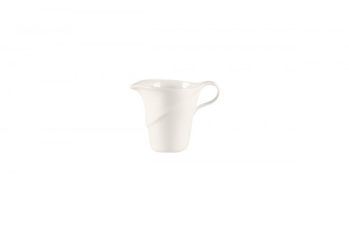 Crémier rond blanc porcelaine bone china 16 cl Ø 7,6 cm Pose Rak
