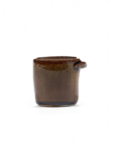 Tasse à café ovale ocre grès émaillé 12 cl 7,1 cm Out Of Lines Serax