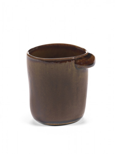 Mug ovale ocre grès émaillé 25 cl 8,8 cm Out Of Lines Serax