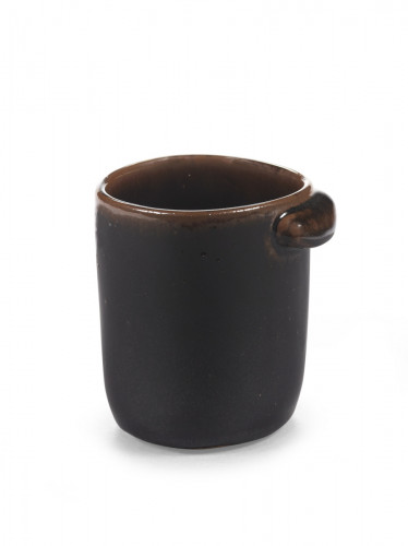 Mug ovale Brown grès émaillé 25 cl 8,8 cm Out Of Lines Serax