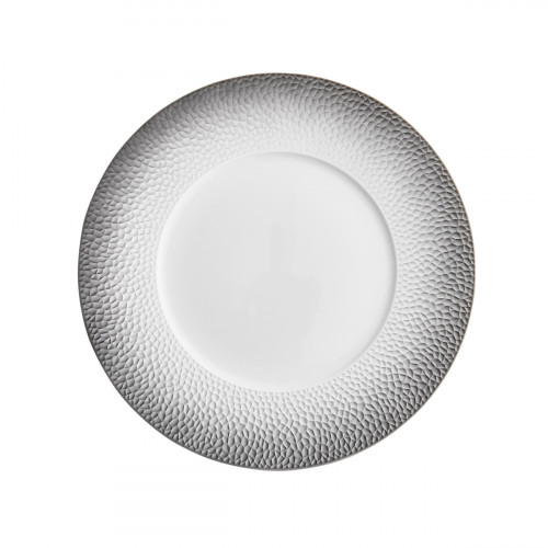 Assiette coupe plate rond blanc porcelaine de limoges Ø 28 cm L' Fragment Degrenne