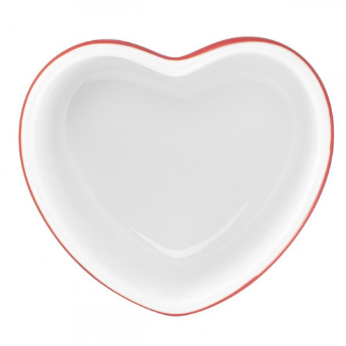 Sucrier sans couvercle rouge porcelaine 13 cl 8,1 cm Cliché Rak