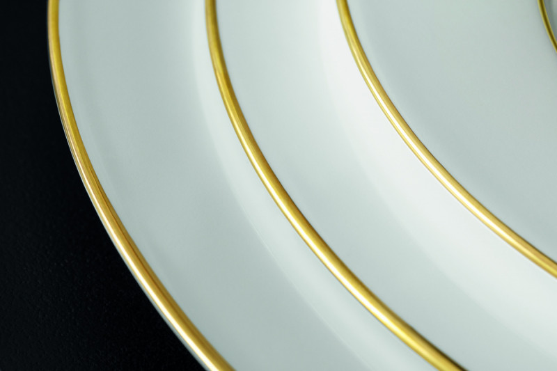 Assiette plate rond blanc porcelaine bone china Ø 28 cm Anmut Villeroy & Boch
