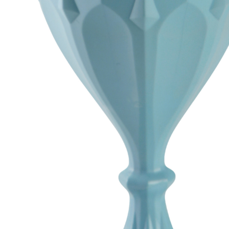 Verre à pied bleu ocean fibre végétale 16 cl Banquise Liliroc Saint Romain