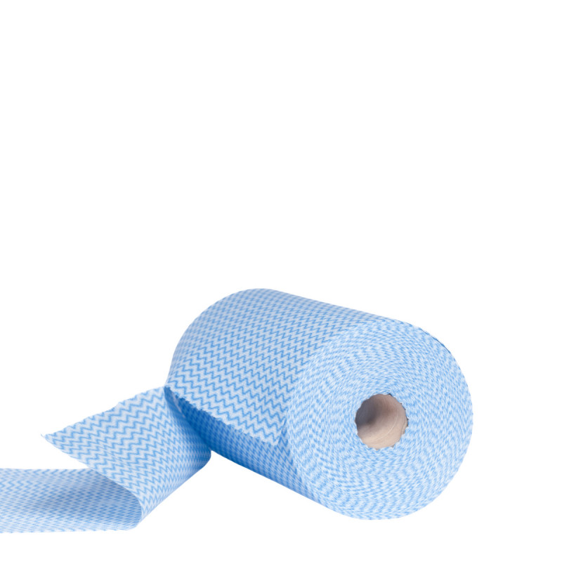 Lavette non tissée bleu viscose 50x30 cm Kleaning Essentials