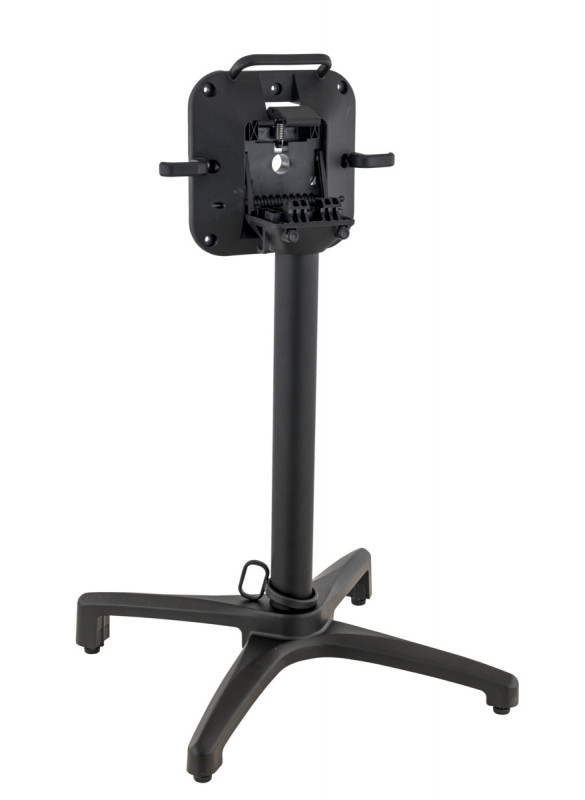 Pied de table avec sytème pliant d''extérieur noir mat Kyoto Flexmob