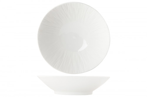 Assiette creuse rond blanc porcelaine Ø 22,5 cm Pure White Proof