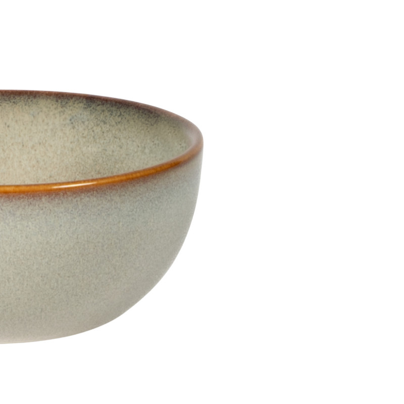 Bol rond gris bleu porcelaine Ø 11,3 cm Serena Pro.mundi