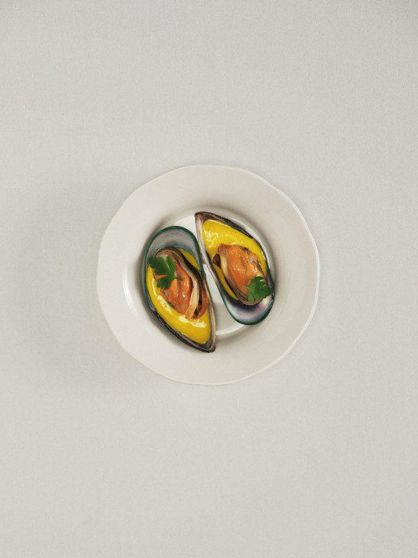 Assiette creuse rond blanc porcelaine Ø 10,5 cm Silhouette Serax
