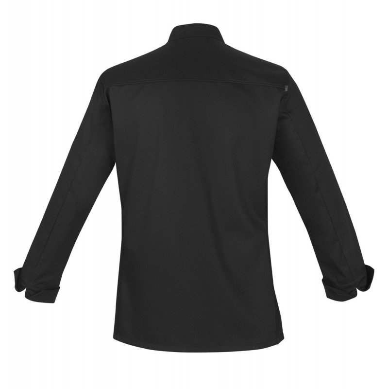Veste de cuisine manches longues noir T6 Abax Robur