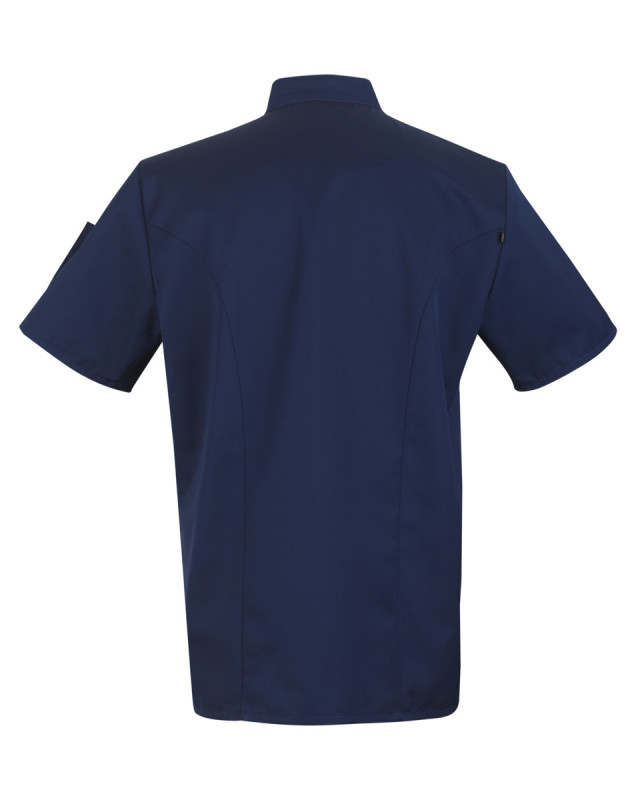 Veste de cuisine manches longues bleu foncé T3 Nero Robur