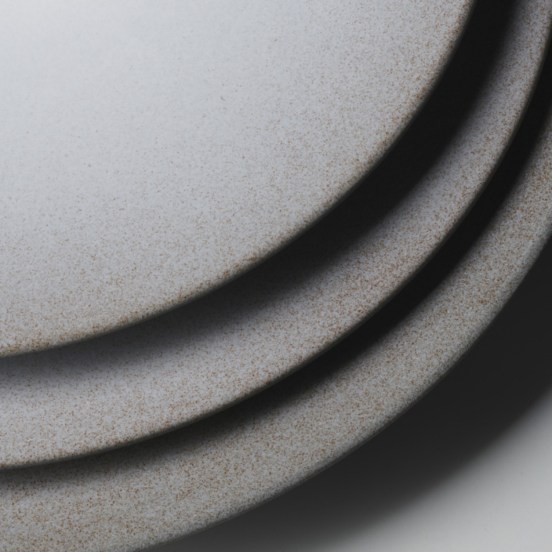Assiette à dessert rond blanc cumulus porcelaine culinaire Ø 21,5 cm No.w2 Revol