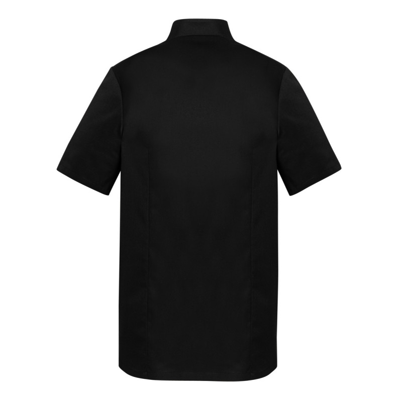 Veste de cuisine manches courtes noir T7 Reko Molinel
