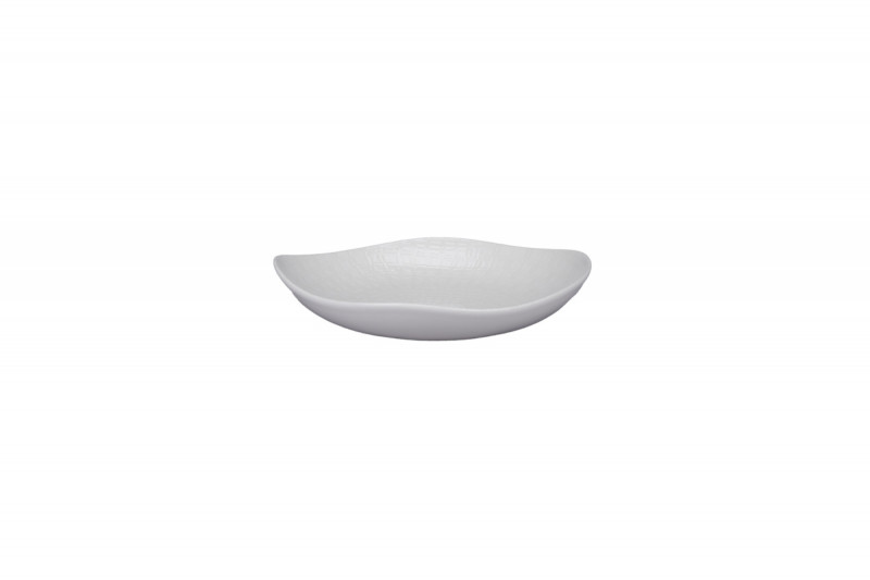 Assiette creuse organique Nuance porcelaine vitrifiée Ø 17 cm Between Rak