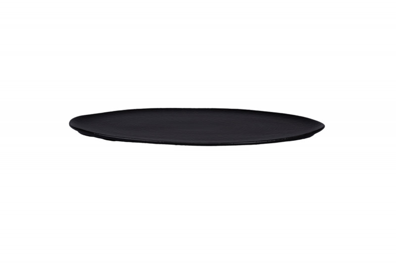 Assiette plate organique Nuance porcelaine vitrifiée Ø 32 cm Between Rak