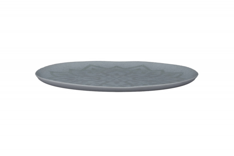 Assiette plate organique Earth porcelaine vitrifiée Ø 34 cm Between Colored Rak