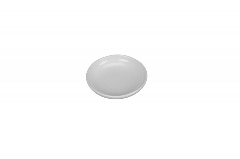 Beurrier organique ivoire porcelaine vitrifiée Ø 9 cm Between Rak