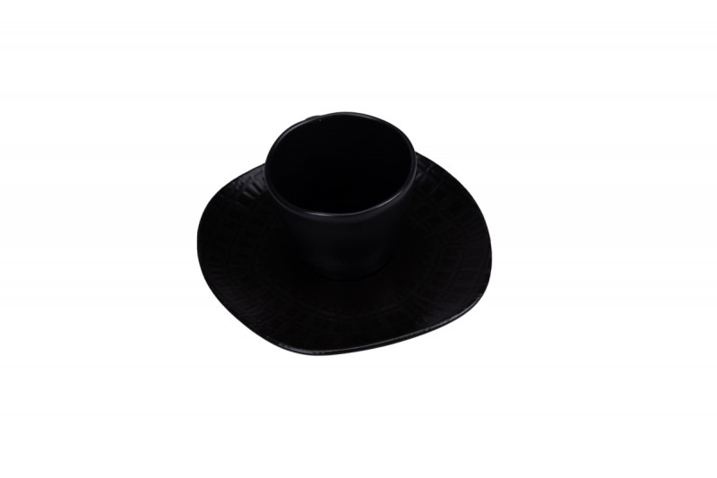 Sous tasse organique Nuance porcelaine vitrifiée Ø 14 cm Between Rak