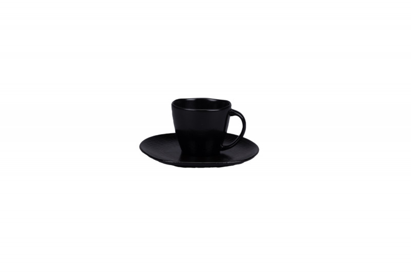 Sous tasse organique Nuance porcelaine vitrifiée Ø 14 cm Between Rak