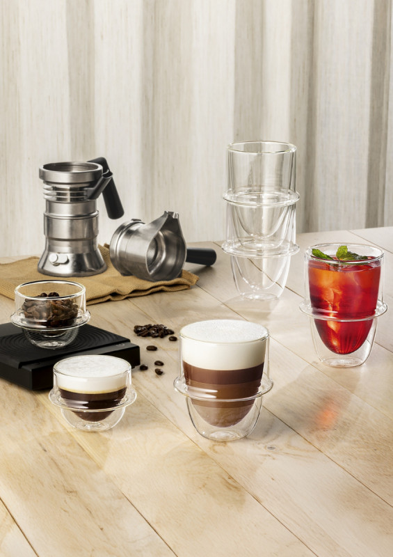 Gobelet double paroi verre borosilicate 29 cl Ø 9,2 cm Thermic Glass Luigi Bormioli