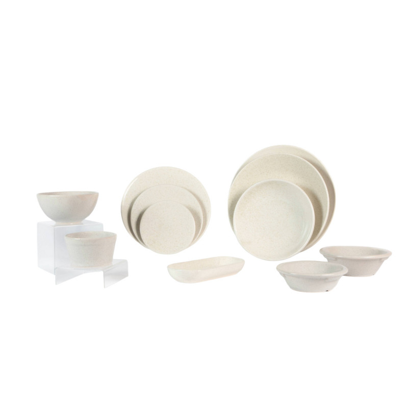 Assiette coupe plate stone grès renforcé Ø 16 cm Twist Essentials Collection